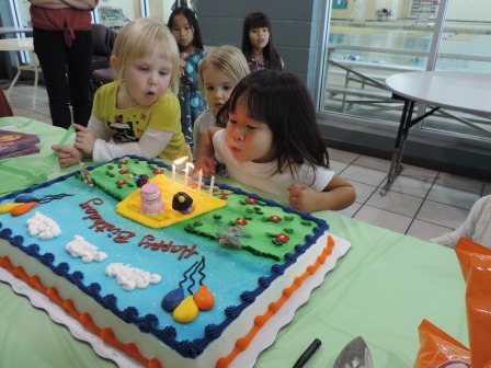 Karis's rec center birthday party
